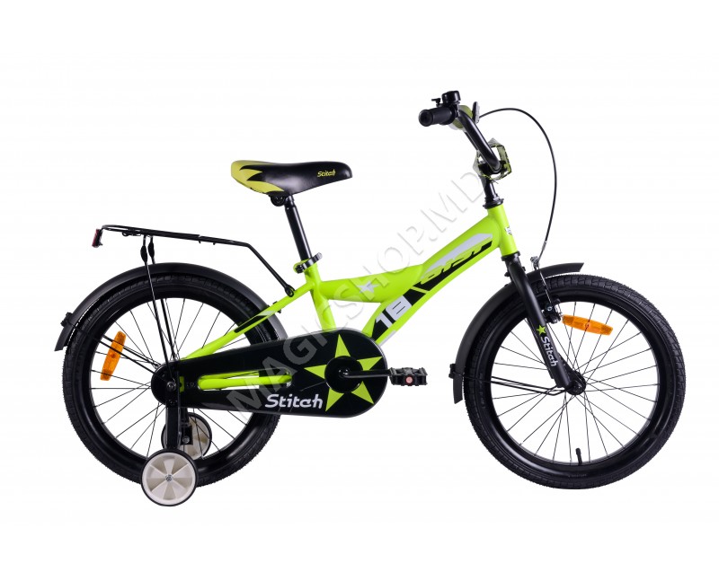 Bicicleta Aist Stitch 18" verde